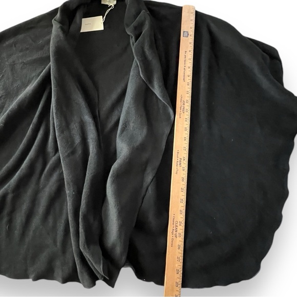 PLUTO Lingerie Peony Wrap in Black Soft & Cozy Lounge ONE SIZE NWT - Picture 7 of 11